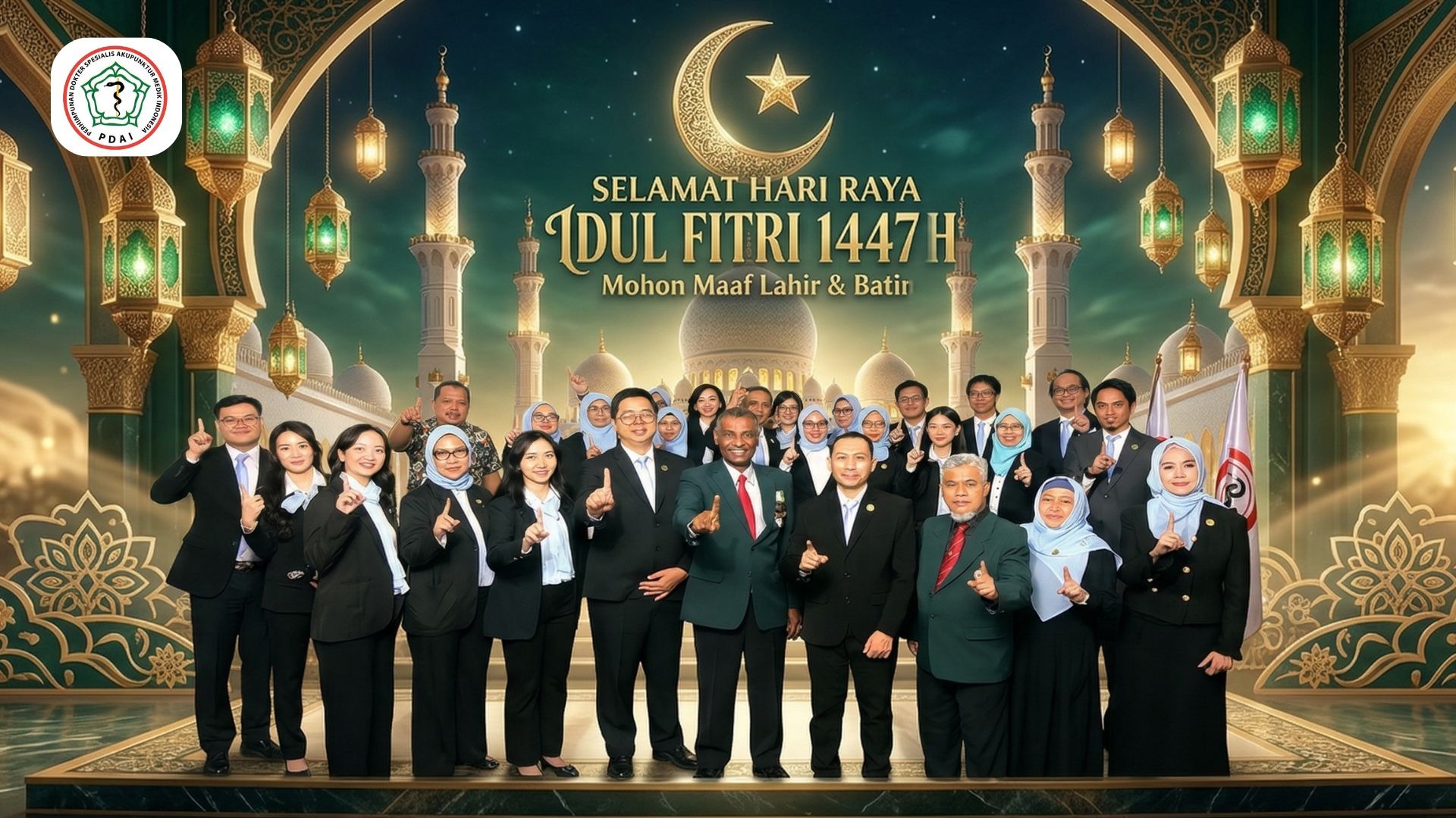Ucapan Selamat Idul Fitri 1 Syawal 1447H Perhimpunan Dokter Spesialis Akupunktur Medik  Indonesia (PDAI)