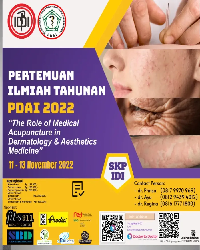 SIMPOSIUM dan WORKSHOP “The Role of Medical Acupuncture in Dermatology and Aesthetic Medicine”