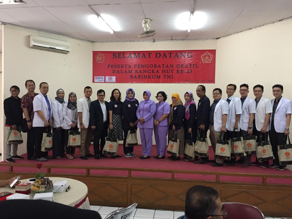 Baksos Akupunktur Medik PDAI - HUT Babinkum TNI ke-43 - 071118 - Perhimpunan Dokter Spesialis Akupunktur Medik Indonesia